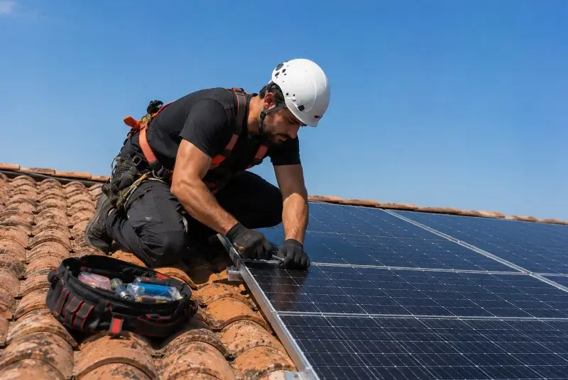 Maintenance et monitoring de panneaux solaires à Ligny-en-Cambrésis